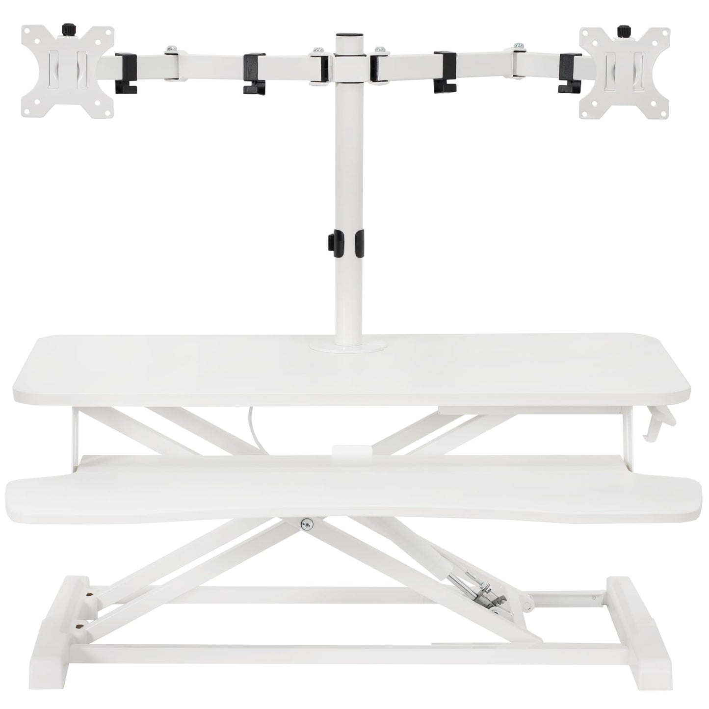 Height Adjustable Standing Desk Converter with Monitor Stand