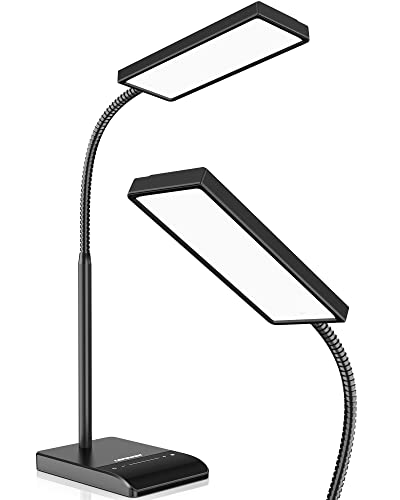 LED Desk Lamp with Adjustable Gooseneck Lighting