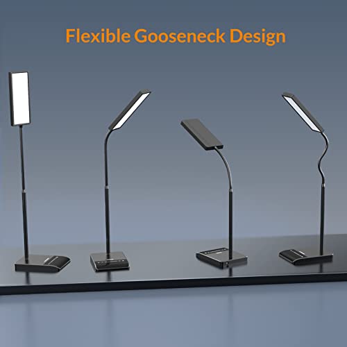 LED Desk Lamp with Adjustable Gooseneck Lighting