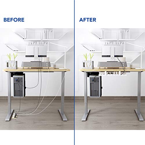 Under Desk Cable Management Tray for Home Office