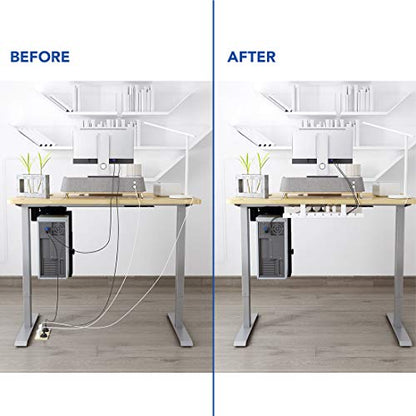 Under Desk Cable Management Tray for Home Office