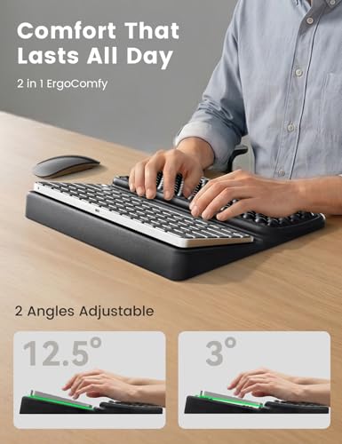 Vaydeer Wrist Rest with Keyboard Stand Riser