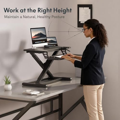 Height Adjustable Standing Desk Converter