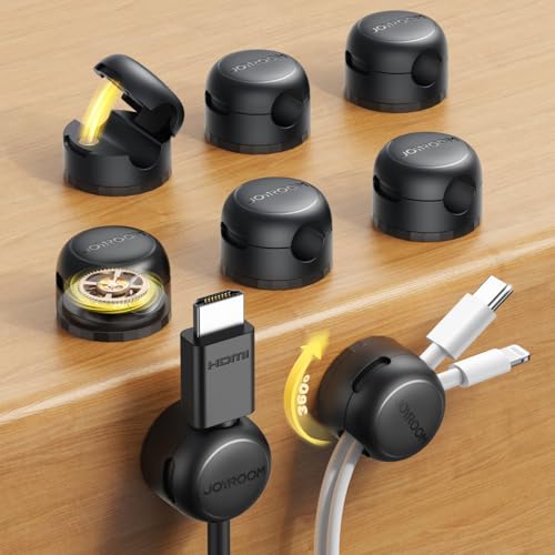 Magnetic Cable Clips for Desk Cable Management