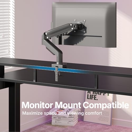 Electric Standing Desk with Drawers and Keyboard Tray