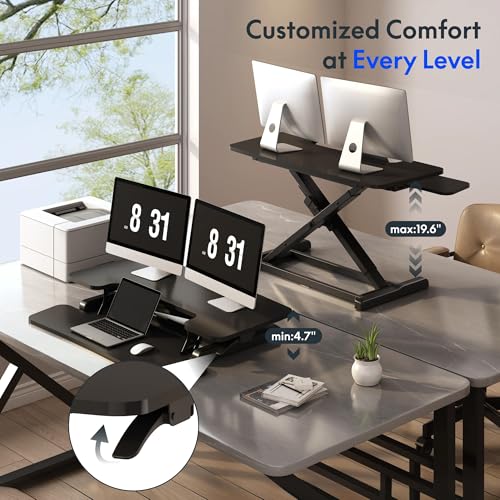 Height Adjustable Standing Desk Converter