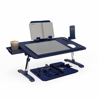 Adjustable Portable Workstation with Tilt Lap Desk