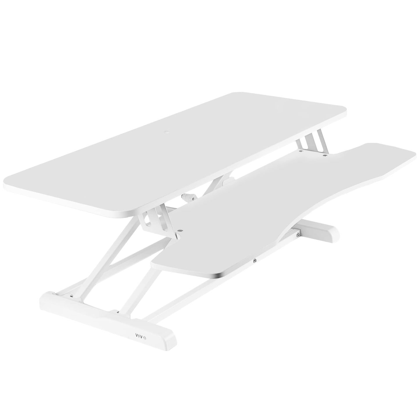 Height Adjustable Desk Converter with Dual Monitor Stand