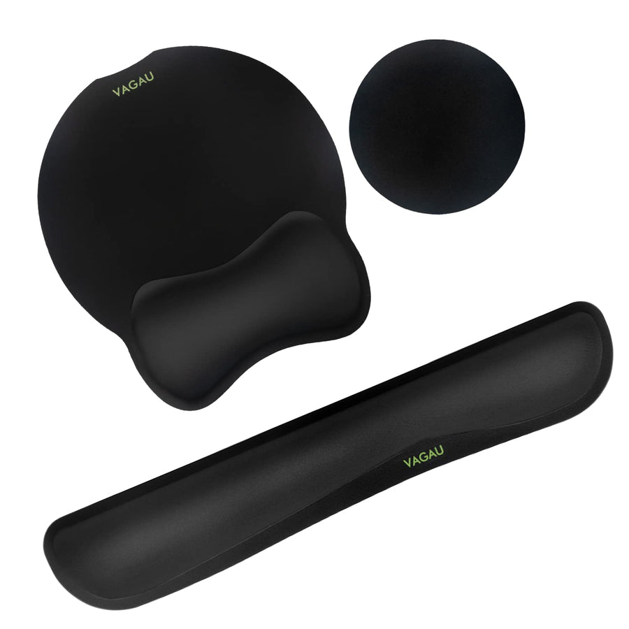 Ergonomic Keyboard and Mouse Wrist Rest Set