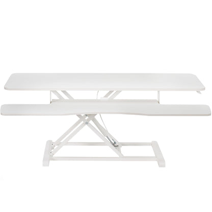 Height Adjustable Desk Converter with Dual Monitor Stand
