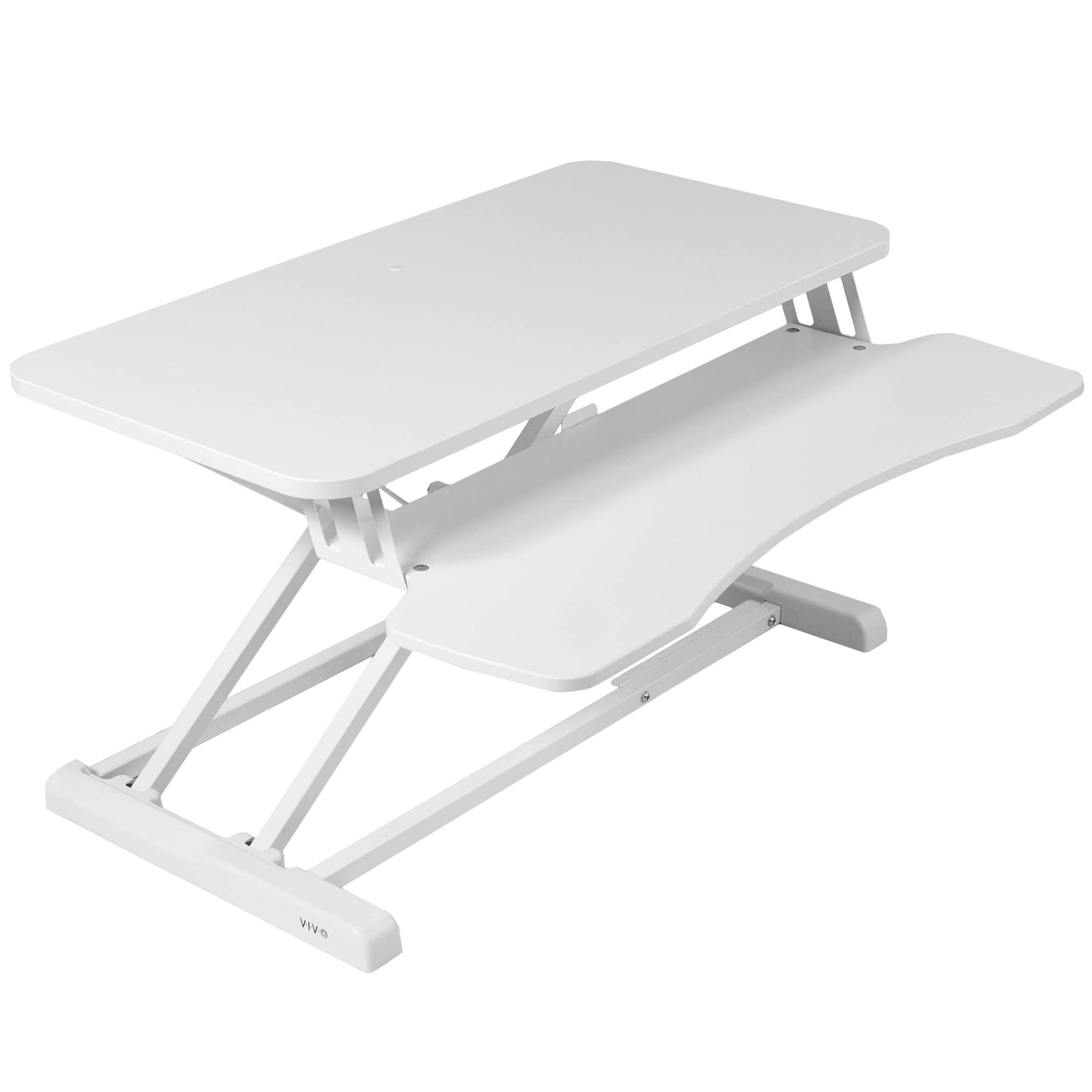 Height Adjustable Desk Converter with Dual Monitor Stand