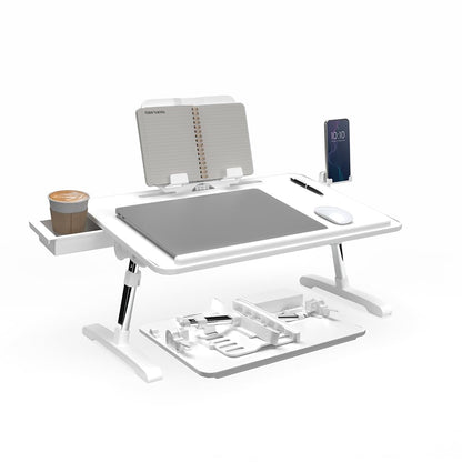 Adjustable Portable Workstation with Tilt Lap Desk