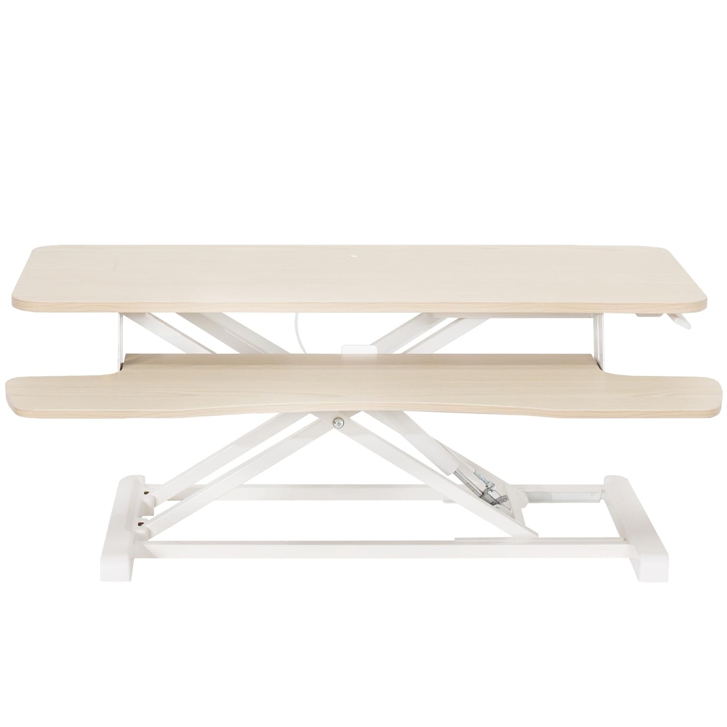 Height Adjustable Desk Converter with Dual Monitor Stand