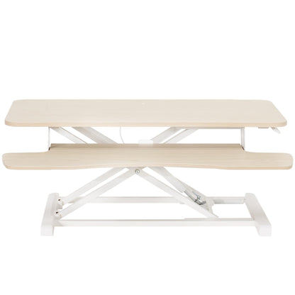 Height Adjustable Desk Converter with Dual Monitor Stand