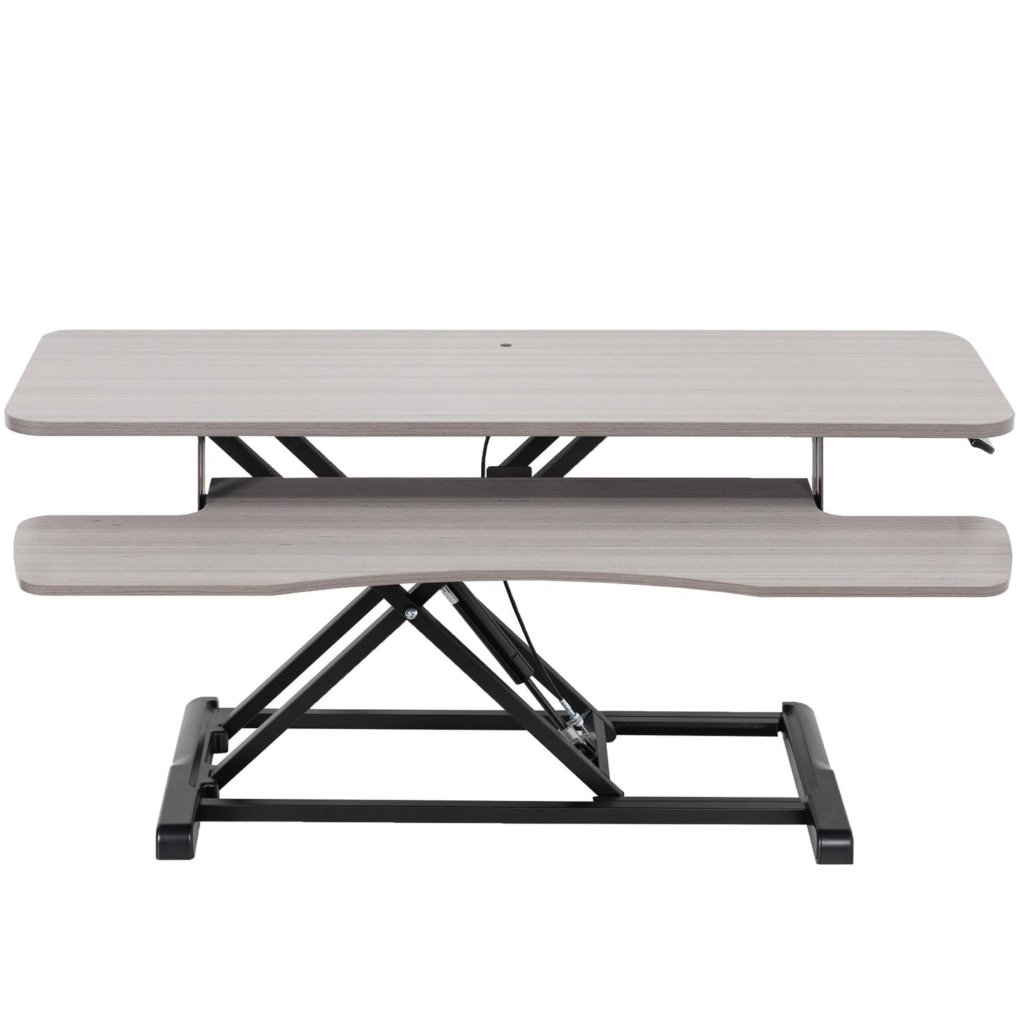Height Adjustable Desk Converter with Dual Monitor Stand