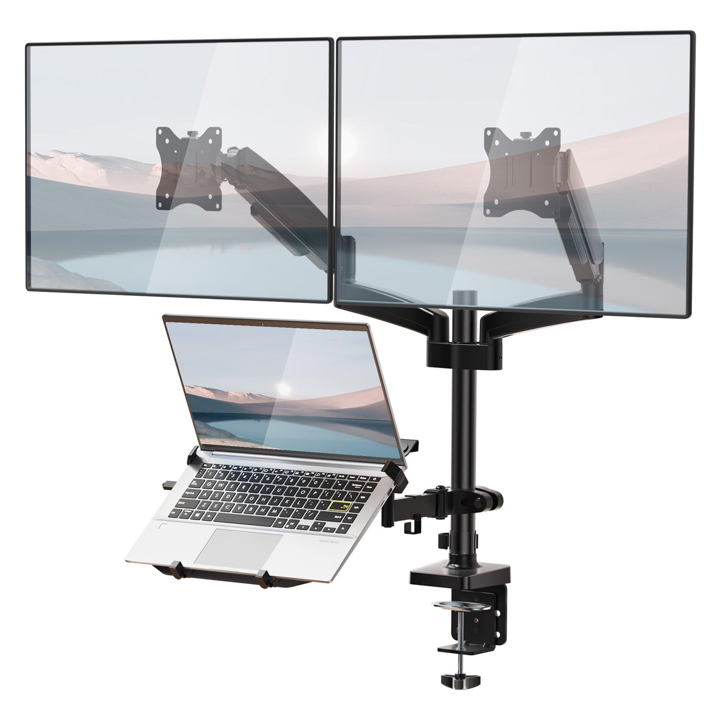 Adjustable Laptop and Monitor Arm Mount