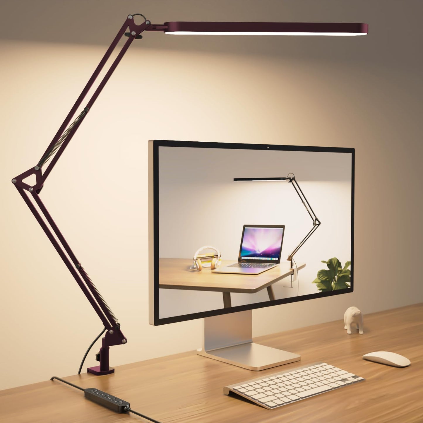 LED Desk Lamp with Adjustable Brightness and Modes