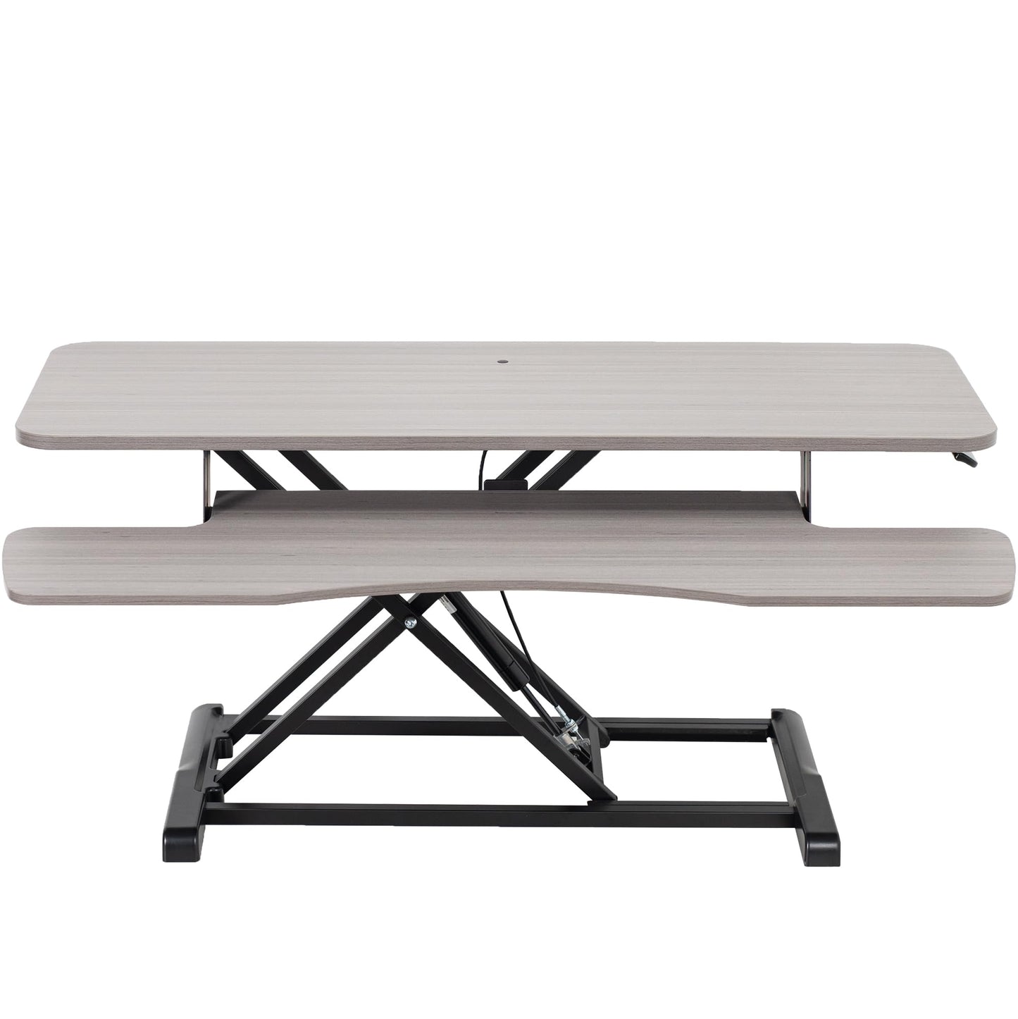 Height Adjustable Desk Converter with Dual Monitor Stand