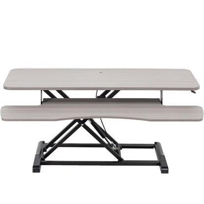 Height Adjustable Desk Converter with Dual Monitor Stand