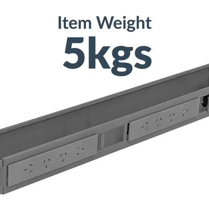 Desky Integrated Cable & Power Channel
