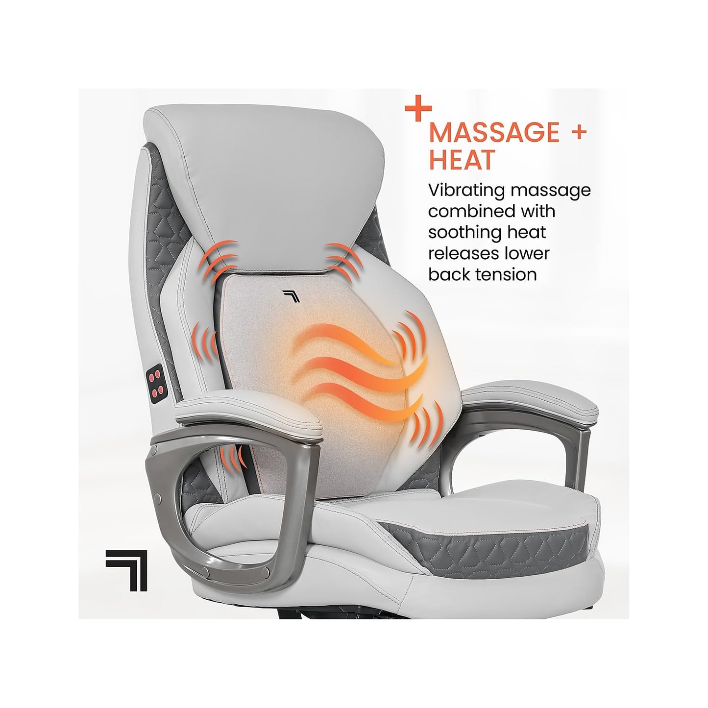 Ergonomic Massage Office Chair with Lumbar Support