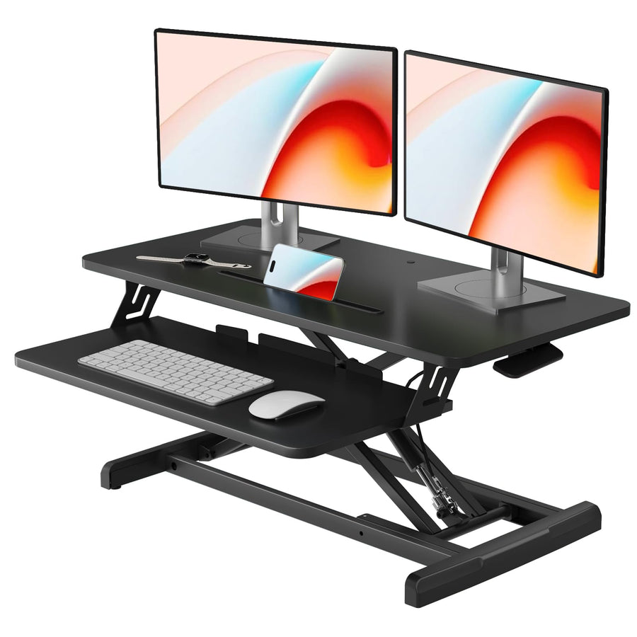 JOY worker Standing Desk Converter with Keyboard Tray