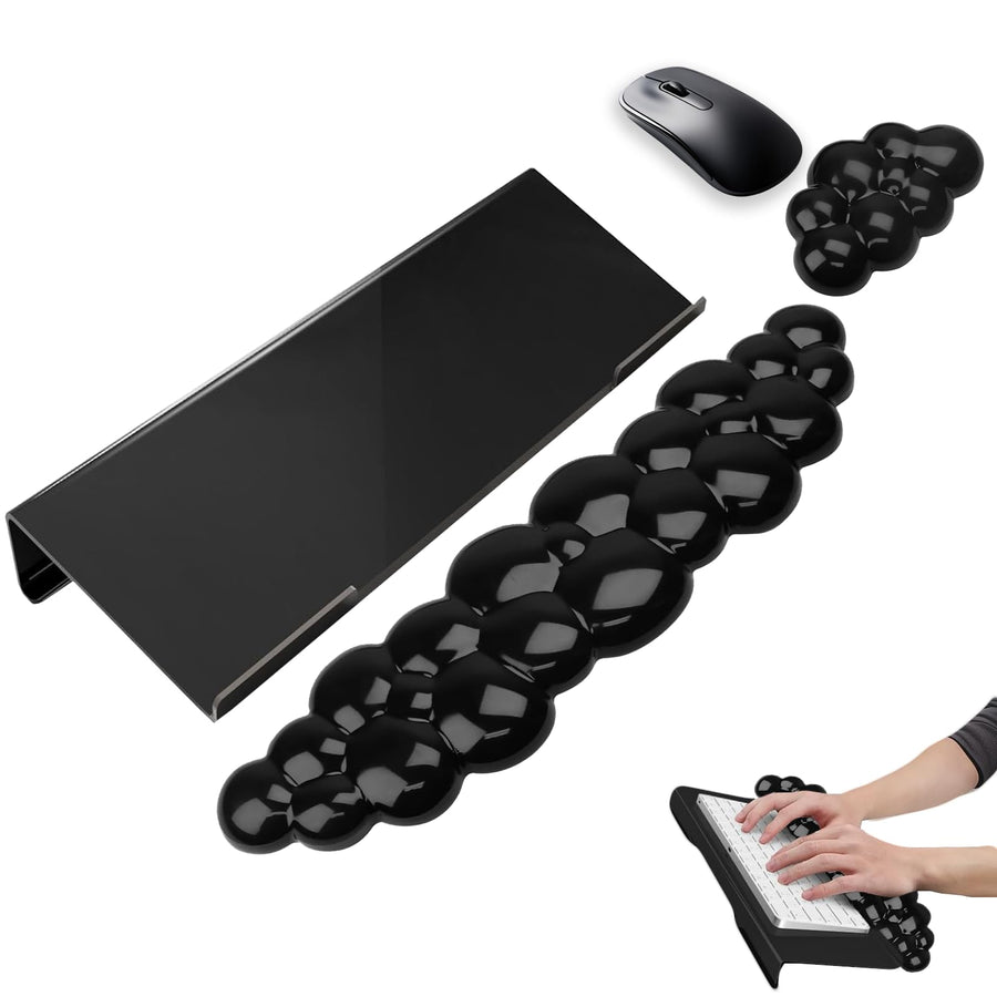 Ergonomic Keyboard Stand with Gel Wrist Rest