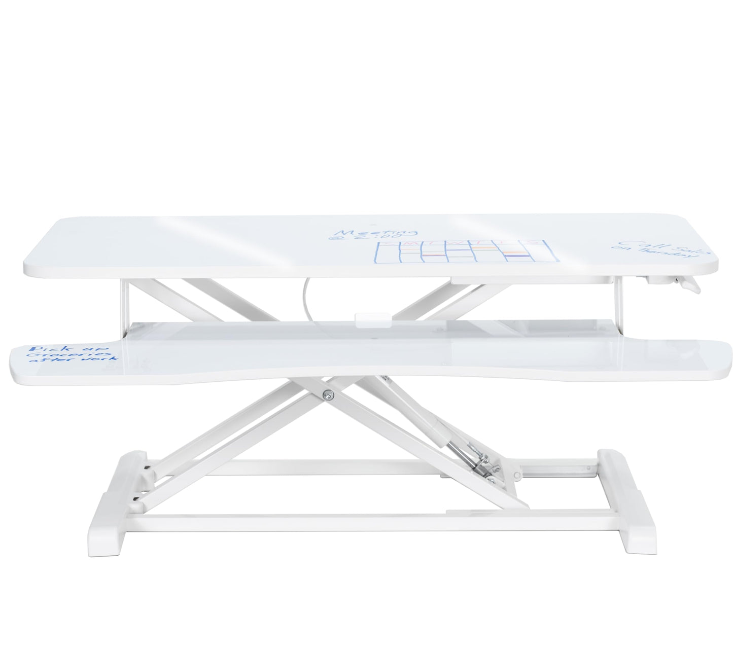 Height Adjustable Desk Converter with Dual Monitor Stand