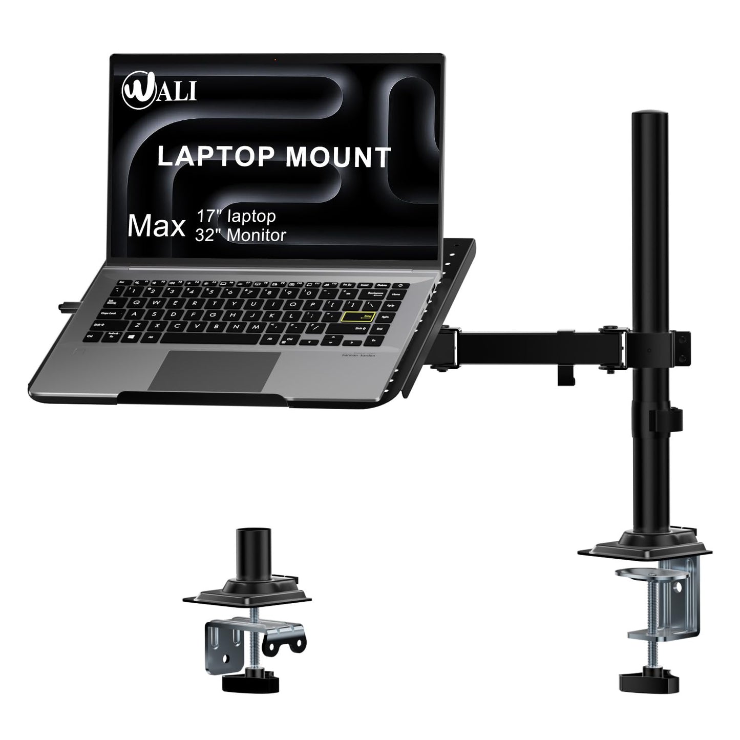 Adjustable Laptop and Monitor Arm Mount