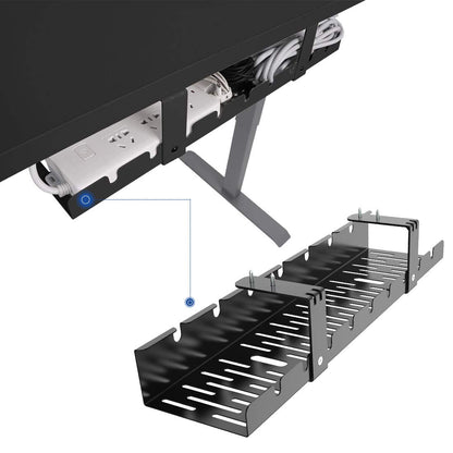 Under Desk Cable Management Tray for Home Office