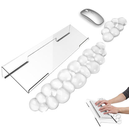 Ergonomic Keyboard Stand with Gel Wrist Rest