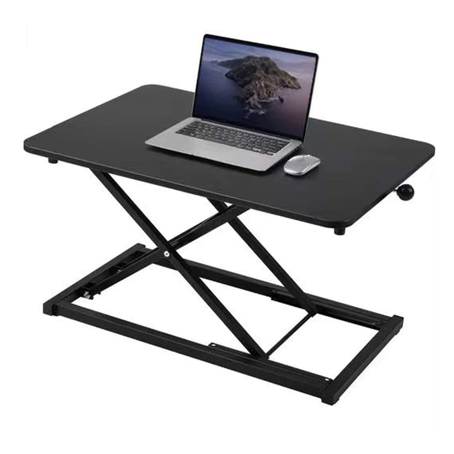 Height Adjustable Standing Desk Converter with Keyboard Riser