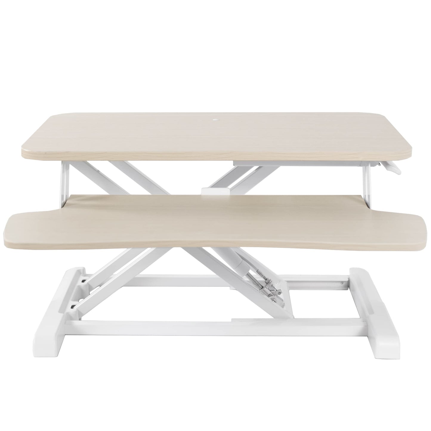Height Adjustable Desk Converter with Dual Monitor Stand
