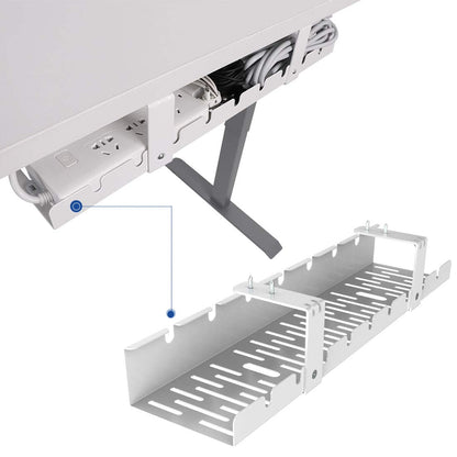 Under Desk Cable Management Tray for Home Office