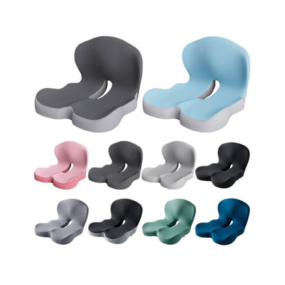 L-Shaped Memory Foam Seat Cushion with Lumbar Support