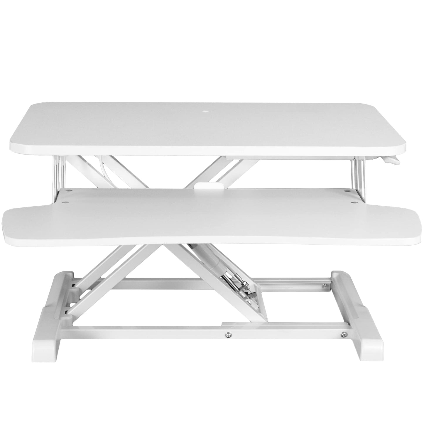 Height Adjustable Desk Converter with Dual Monitor Stand