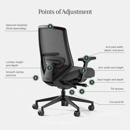 Ergonomic Mesh Office Chair with Adjustable Support