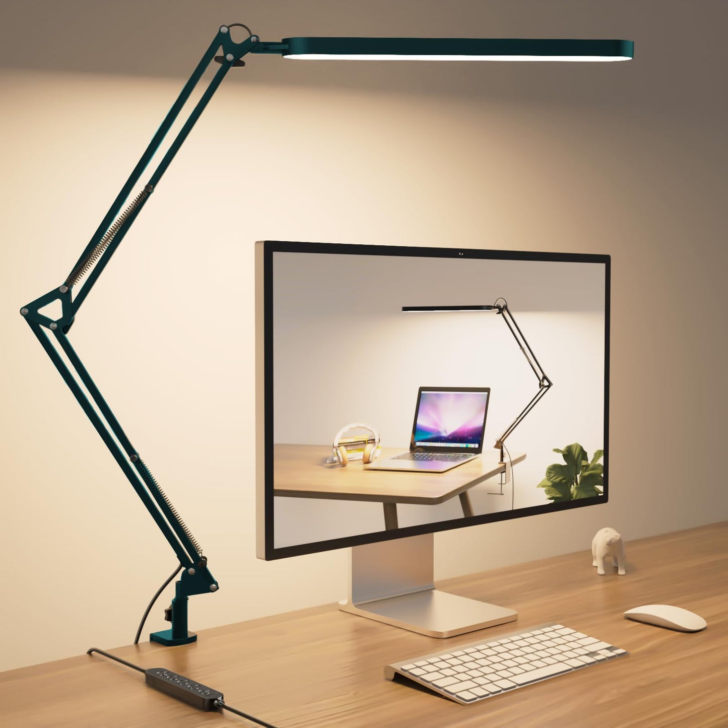 LED Desk Lamp with Adjustable Brightness and Modes