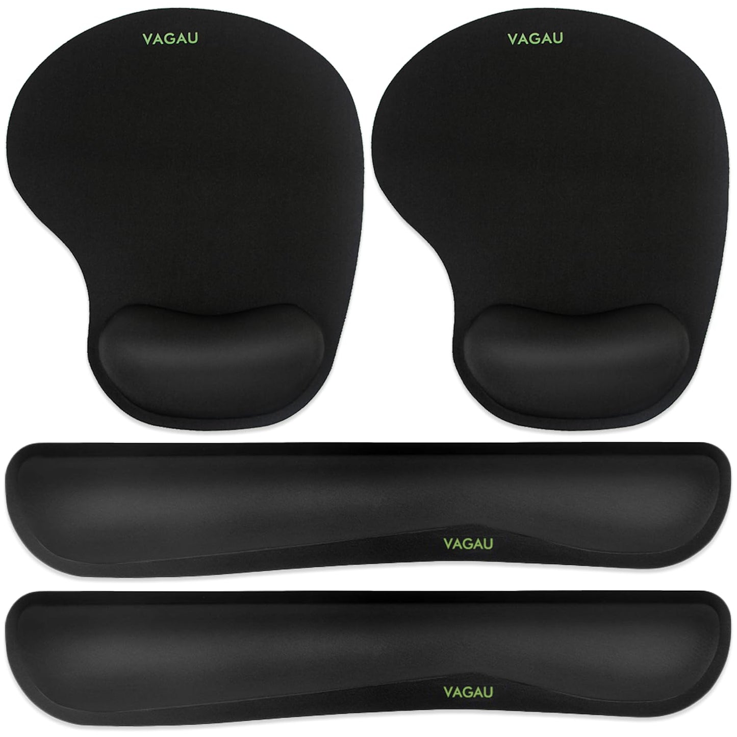 Ergonomic Keyboard and Mouse Wrist Rest Set