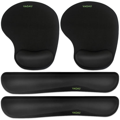 Ergonomic Keyboard and Mouse Wrist Rest Set