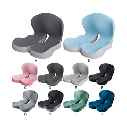 L-Shaped Memory Foam Seat Cushion with Lumbar Support