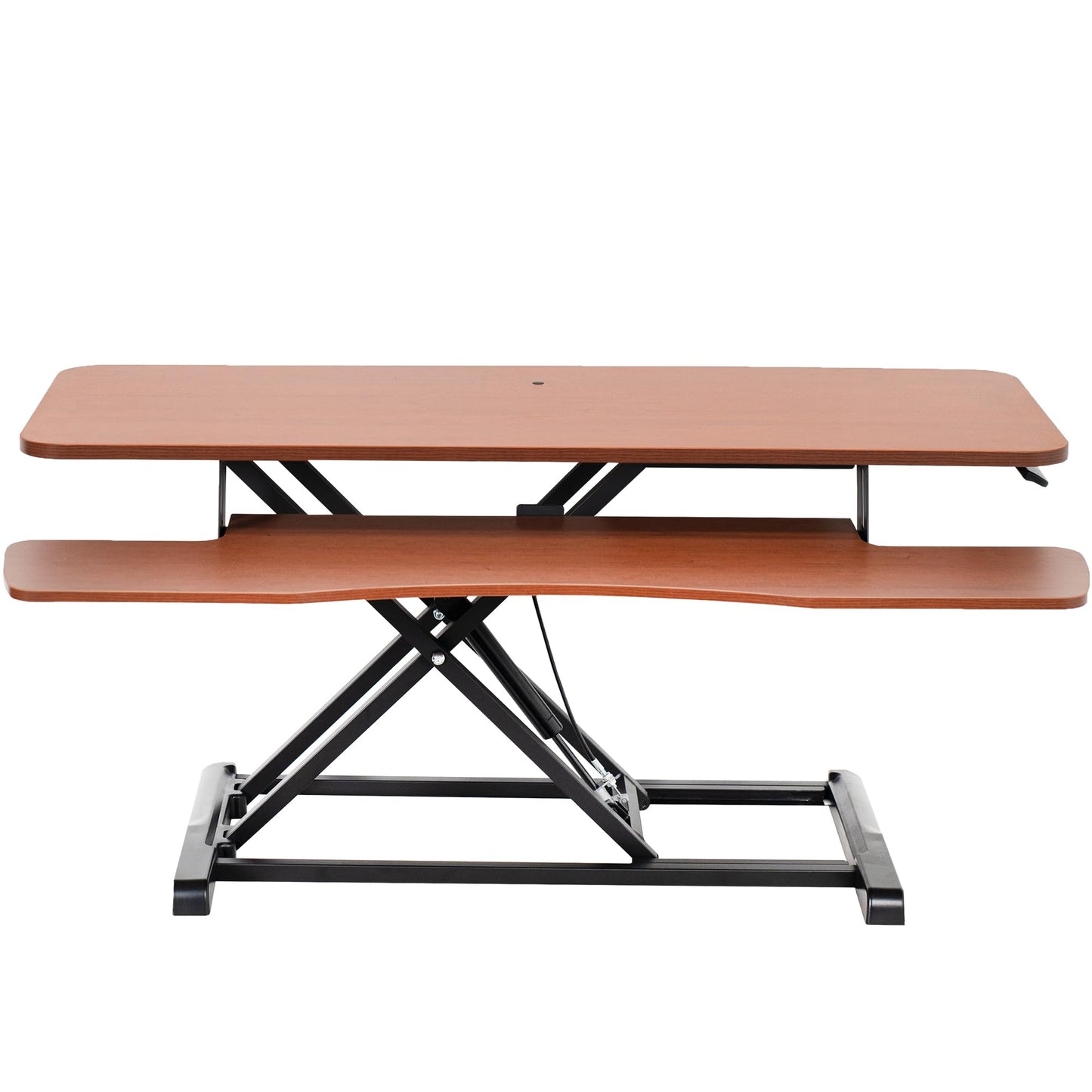 Height Adjustable Desk Converter with Dual Monitor Stand