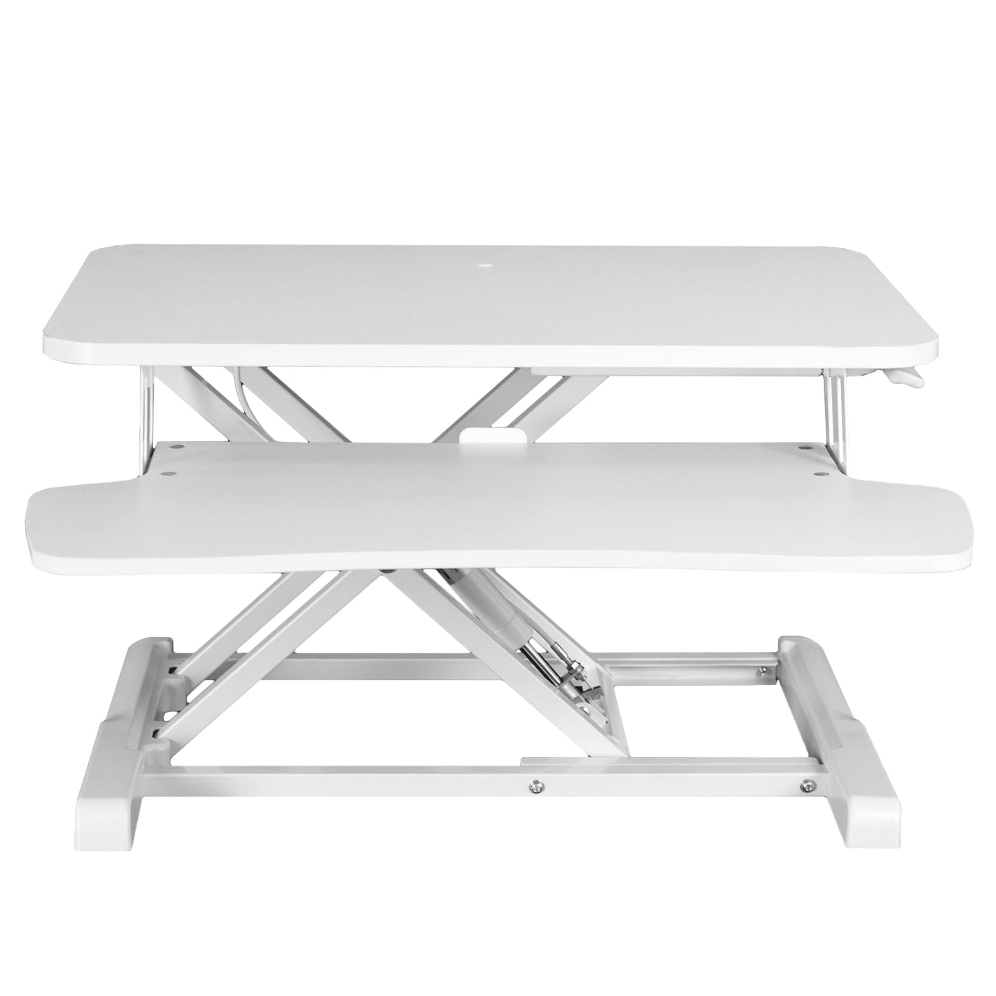Height Adjustable Desk Converter with Dual Monitor Stand