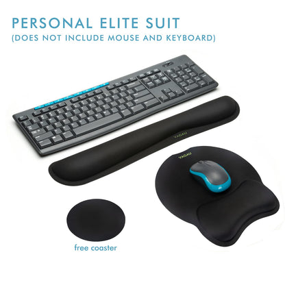 Ergonomic Keyboard and Mouse Wrist Rest Set