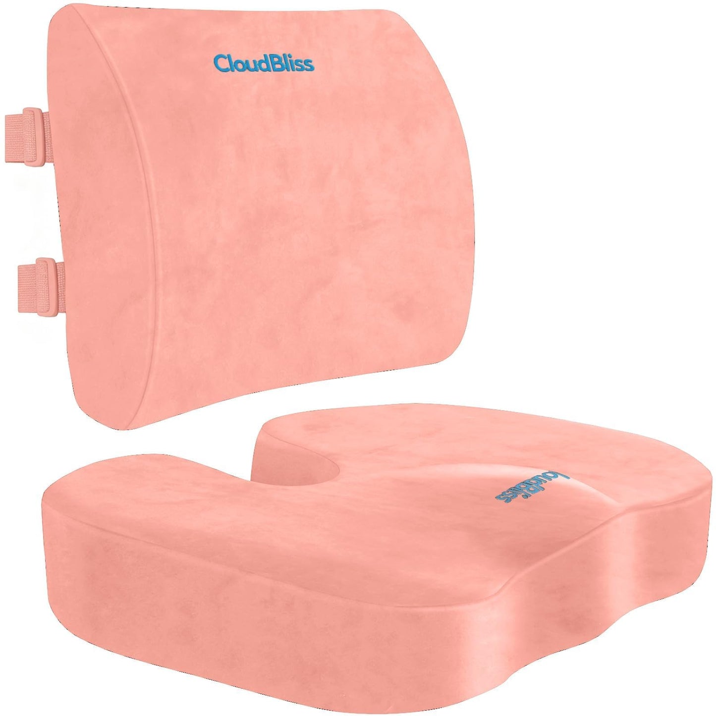 Memory Foam Seat Cushion with Lumbar Support