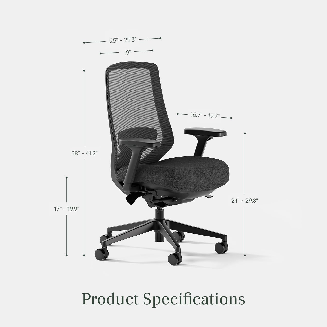 Ergonomic Mesh Office Chair with Adjustable Support