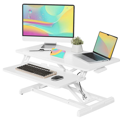 JOY worker Standing Desk Converter with Keyboard Tray