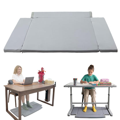 Under Desk Foot Rest with Anti Fatigue Mat