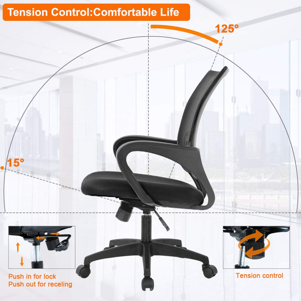 Ergonomic Mesh Office Chair with Lumbar Support