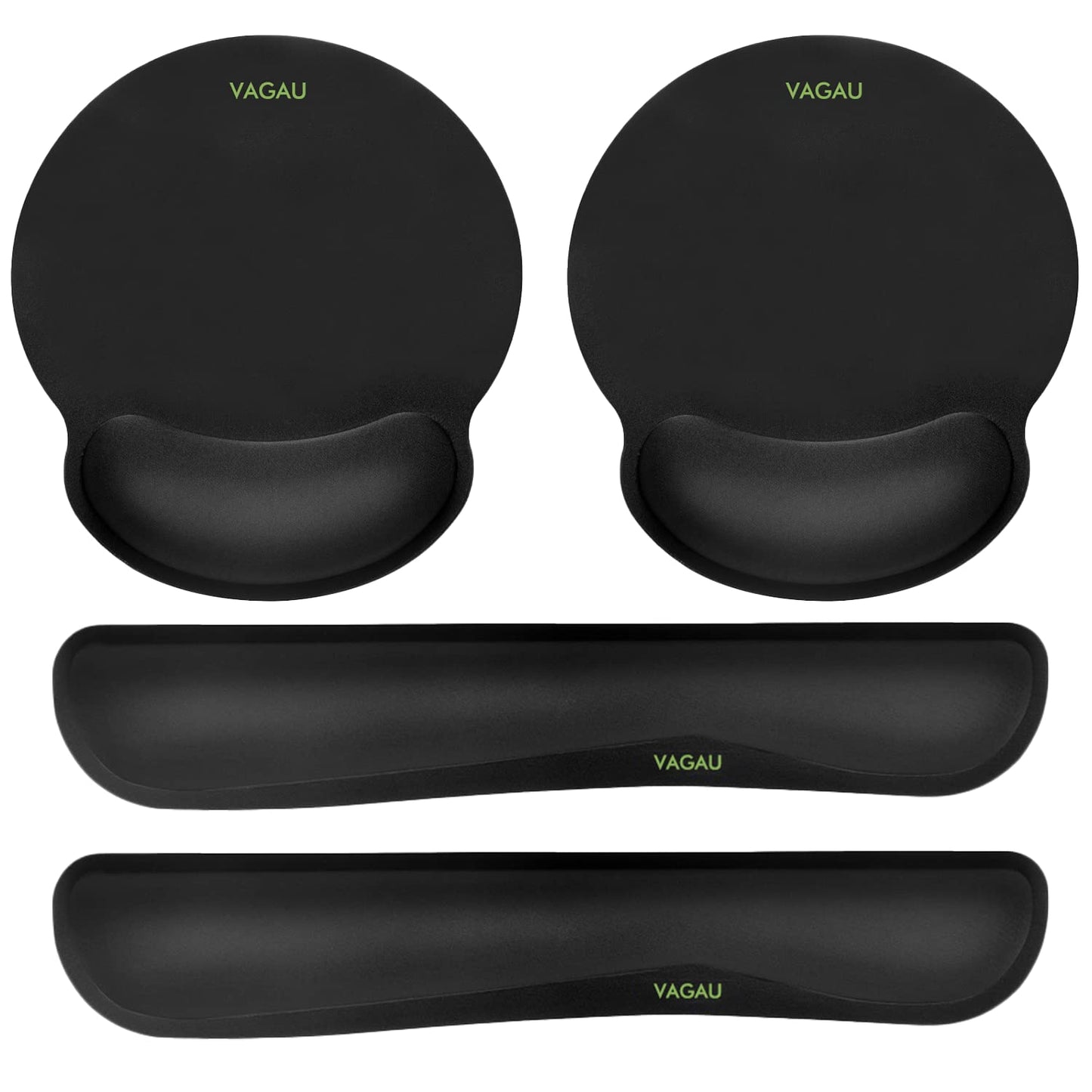 Ergonomic Keyboard and Mouse Wrist Rest Set